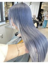エヌプラスリタ 近鉄八尾(N+lita)&nbsp;黒髪クラゲヘアーオリーブグレー小顔ココアベージュ