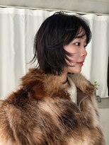 フィルムス 表参道(FILMS)&nbsp;ミニボブレイヤー/レイヤーカット/ウォームベージュ/前髪/表参道