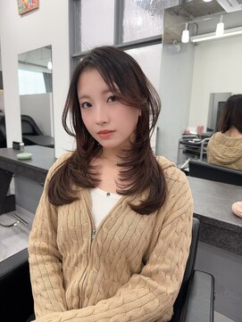 ミニョン(Mi9non) くびれハッシュカット/顔周りカット/前髪/イメチェン