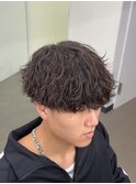 メンズマッシュ 無造作パーマ