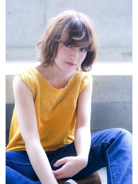 シエナ 渋谷(Siena) siena ハニーベージュ×ゆるふわボブ