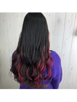 ヘアーメイク Y-21 久地店(HAIR MAKE Y-21) #インナーレッド