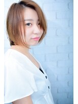 ラウンジ モリオ イケブクロ(Lounge MORIO Ikebukuro) 【morio池袋】大人かわいい前髪なしの前下がりショートボブ