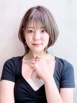 アイティーバイアルバム 藤沢店(IT by ALBUM)&nbsp;ミニショート_カーキグレージュマッシュショート_8645