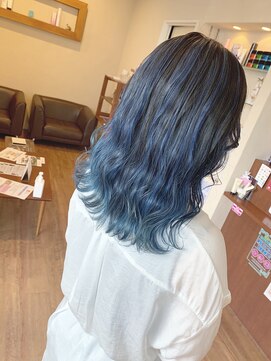 if ダークグレー×ブルー×ハイライト