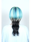 アクアブルーメッシュ