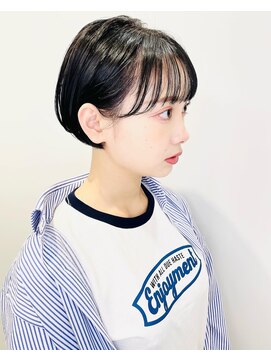 モリオフロムロンドン 松戸店(Morio from London) 【松戸 藤原】大人かわいい黒髪ボブ