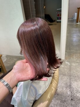 インビテーション 名古屋(invitation) インナーカラーピンク、ピンクブラウン