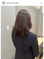 ニュートラル(neutral)&nbsp;【neutral】シークレットハイライトとレイヤーカット