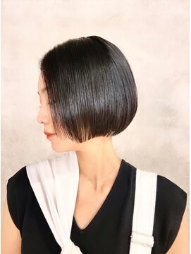 ゴウトゥデイ 渋谷MODI店(GO TODAY) 黒髪ミニボブ/切りっぱなしボブ/ボブ/ショートヘア/