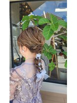 ヘアメイク ゼロ(0) 編みおろしstyle♪