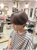 メンズハイトーン/ベージュ系カラー/韓国/千葉【白井愛海】