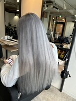 ラフ 難波店(LAFF)&nbsp;#黒髪#ボブルフ#ネビージュ#小顔#ワンレン