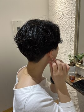 アマレット(Amaretto) ハンサムショート×パーマ