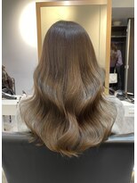 ブレンド 渋谷(BLend)&nbsp;ハイライトカラーマチルダボブインナーグレージュ前髪