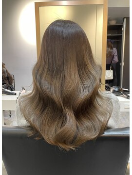 ブレンド 渋谷(BLend) ハイライトカラーマチルダボブインナーグレージュ前髪