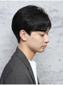 ナチュラルセンターパート〈吉祥寺/男性/メンズ/バーバー〉