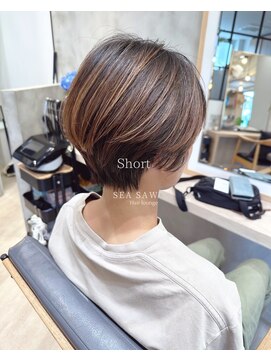 シーソー(SEA SAW) 襟足スッキリ×ショートスタイル
