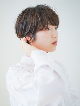 インセプション 銀座(INCEPTION) オリーブベージュ/ウェットヘア/ショートヘア/30代/40代/50代