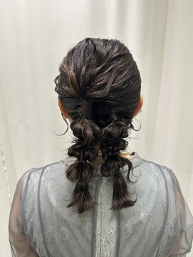 サクララ(Sakura la) 編み下ろしツイン/ミディアム/編み下ろし/編み下ろしツイン/