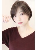 【 Ｉ. 】30代からの襟足すっきり前下がりショートボブ　川口