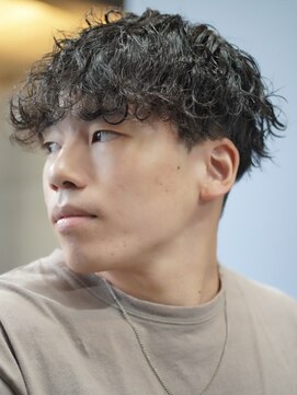 ノーエン(noen) 波巻きスパイラルパーマメンズマッシュパーマツイストパーマ