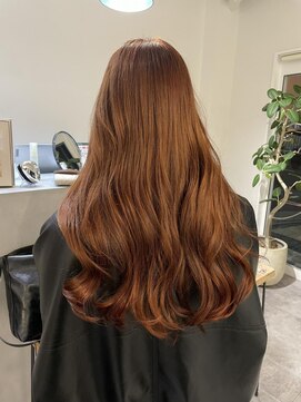 シー(SEA) ブリーチありカラーオレンジブラウン♪