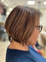 ヘアークリアー 春日部&nbsp;ミセス おしゃれな大人の前下がりグラデーションボブ