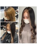 ネクスト 池袋(NEXT)&nbsp;フェイスフレーミング/ハイトーン/ベージュ