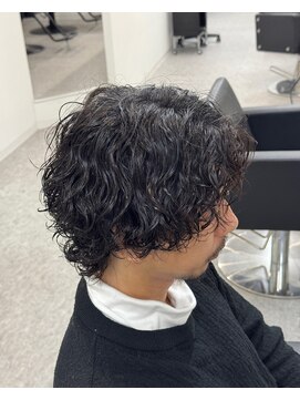 ブライト(BRIGHT) ミディアムウルフツイストスパイラルパーマ静岡メンズ