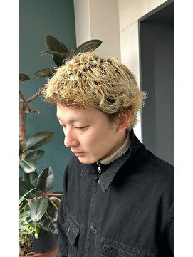 ビハインドザカーテン(BEHIND THE CURTAIN) 【外国人風癖毛パーマ】メンズショート