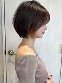 みねスタイル♪ 前下がり ひし形 ショートボブ 30代 40代 50代