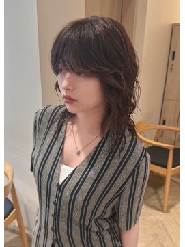 トリッカ 銀座(tricca) ミディアムパーマ/レイヤーパーマ/ランダムパーマ/前髪