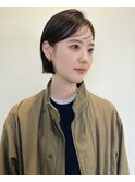 うぶ毛バング×ボブ