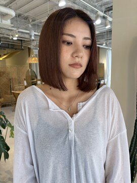 ココルアナ(coco luana) ピンクブラウン/海外風/ケアブリーチ/髪質改善/ハイトーン/学割