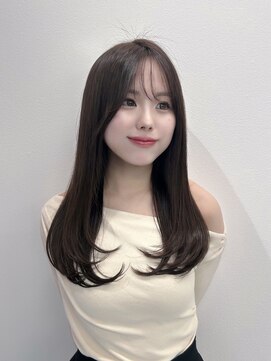 ハピネス 梅田茶屋町店(HAPPINESS) レイヤーカット/韓国ヘア/ワンカール/ブリーチなし/髪質改善