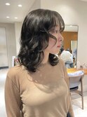 オリーブグレージュ/暗め透明感/透明感カラー/