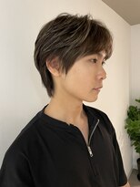 リリット(ReLit) ハイライトレイヤーカットグレージュベージュショート髪質改善