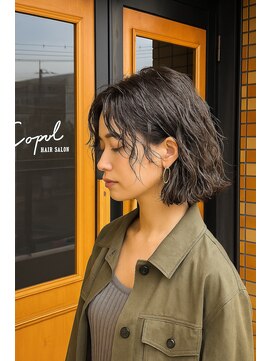 コポル(Copol) まわりと差がつく小顔ショート×アイスグレーラテ