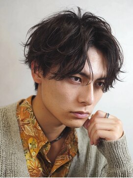 ブラン 池袋(BLANC) シャドウパーマ/フェザーパーマメンズパーマ/ツイストスパイラル