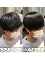 エノア 青山(ENORE) メンズ縮毛矯正/曲がる縮毛矯正/メンズ髪質改善/メンズカット