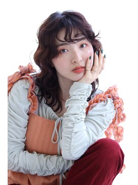 アルベロ(albero) ミディアムレイヤー×パーマ×大人ガーリー×20代30代40代