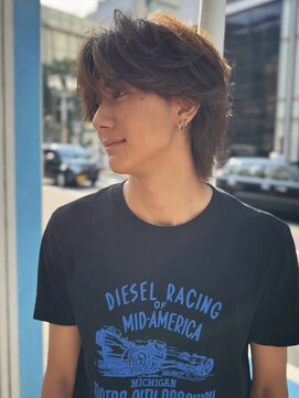 アクシス ナゴヤ(AXIS NAGOYA) 北野MEN’S/リバースセンターパート/ニュアンスパーマ/名古屋駅