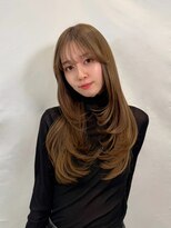 エンノア 池袋(ENNOA)&nbsp;【折原】縛れるレイヤーカット/艶感ベージュ