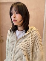 オン キャナルシティ博多前店(on) 【晴音】ミディアムウルフ/ミディアムレイヤー/20代