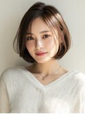 大人ショートボブ白髪染め30代40代50代60代広尾/恵比寿