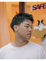 ペルズヘア(PELLS HAIR)&nbsp;メンズベリーショートリクルートヘアスパイキーショートパーマ