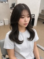 シエテ 津田沼(Siete)&nbsp;ダークパープル/ナチュラルショート/夏のヘアアレンジ/津田沼