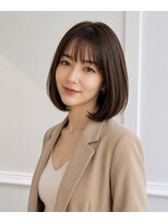 リーフ 三島店(LeaF)&nbsp;小顔見せ韓国風くびれボブ
