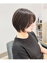 ヘアアトリエ ナイン 岡部店(hair atelier nine) ダークパープル/ナチュラルショート/ミルクブラウン/夏/福島市